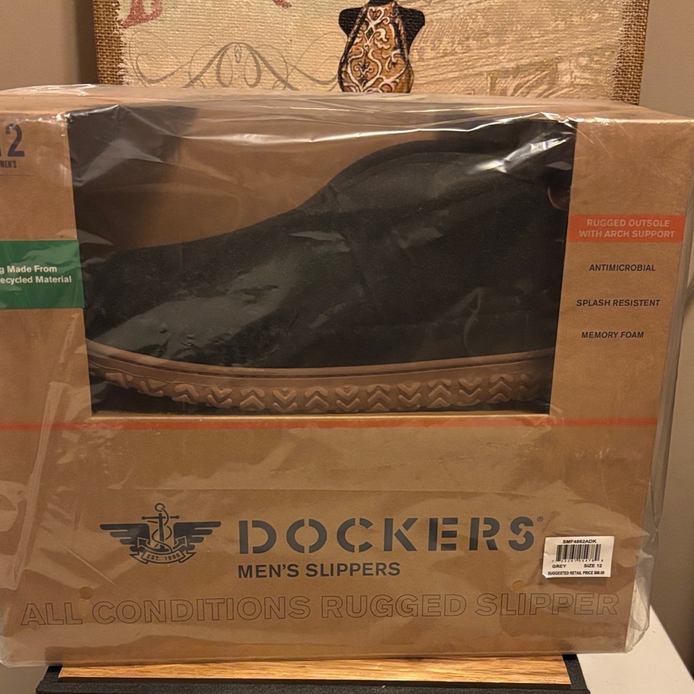 Dockers Men's Black Slip-On Loafers